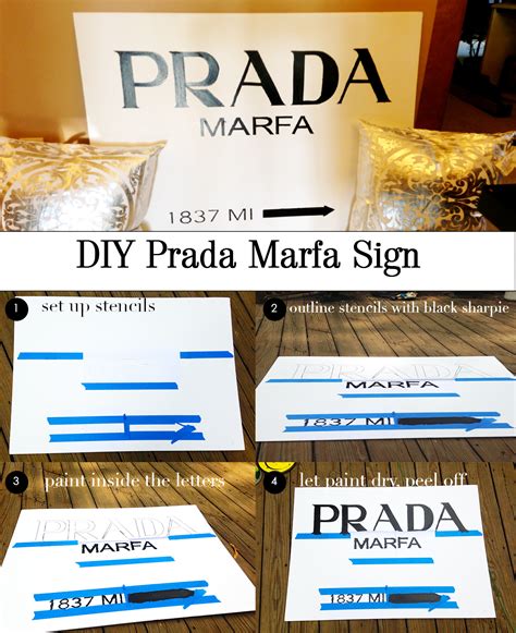 prada marfa sign stencil|DIY: Prada Marfa Sign – Rachel Rosalie Design.